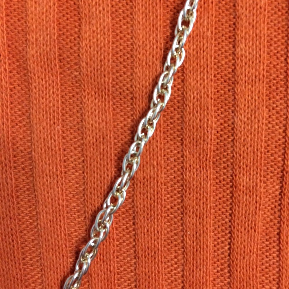 Gold Tone Chain Necklace - Picture 4 of 6